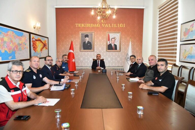 Tekirdağ’da orman yangınlarını karşı tedbirler üst seviyeye çıkarıldı