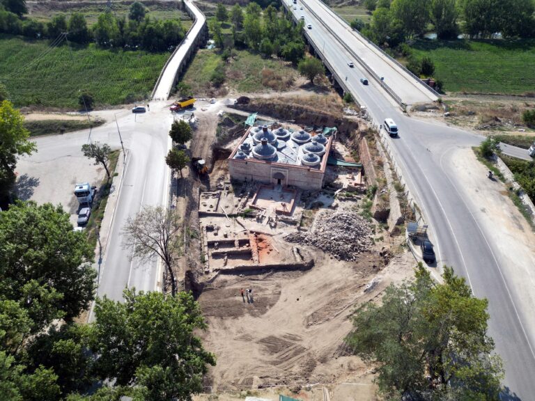 Edirne’de Gazi Mihal Bey Hamamı’nın restorasyonunda ilk etap bitti