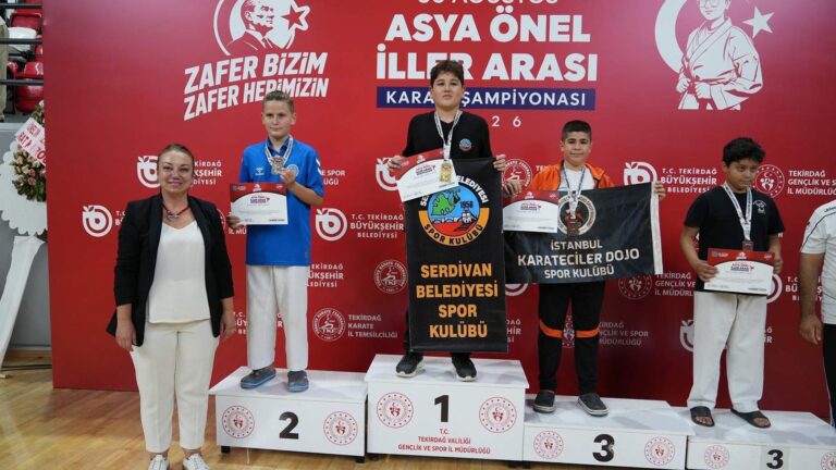 Tekirdağ’da karateci Asya  Önel, anısına turnuva düzenlendi