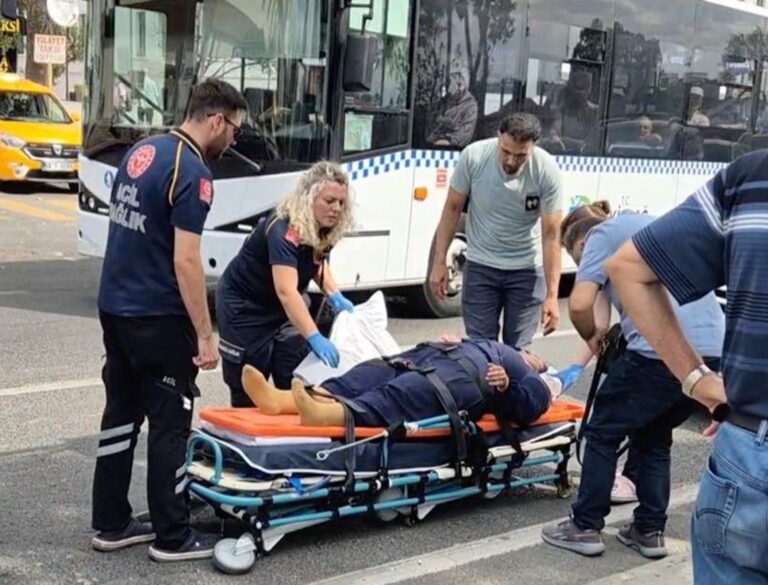 Tekirdağ’da otomobilin çarptığı yaya yaralandı