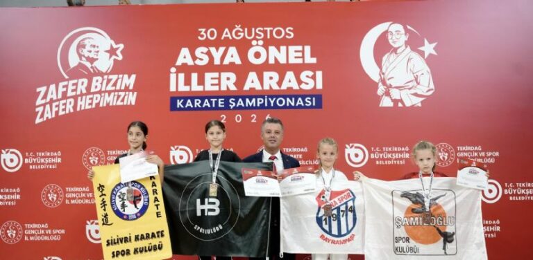 Asya Önel Türkiye Minikler Karate Şampiyonası Çorlu`da Gerçekleştirildi