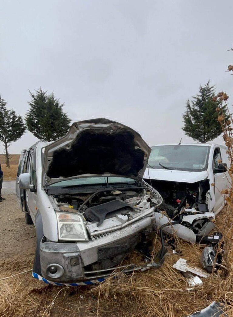 Marmaraereğlisi’nde iki araç çarpıştı; 2 yaralı