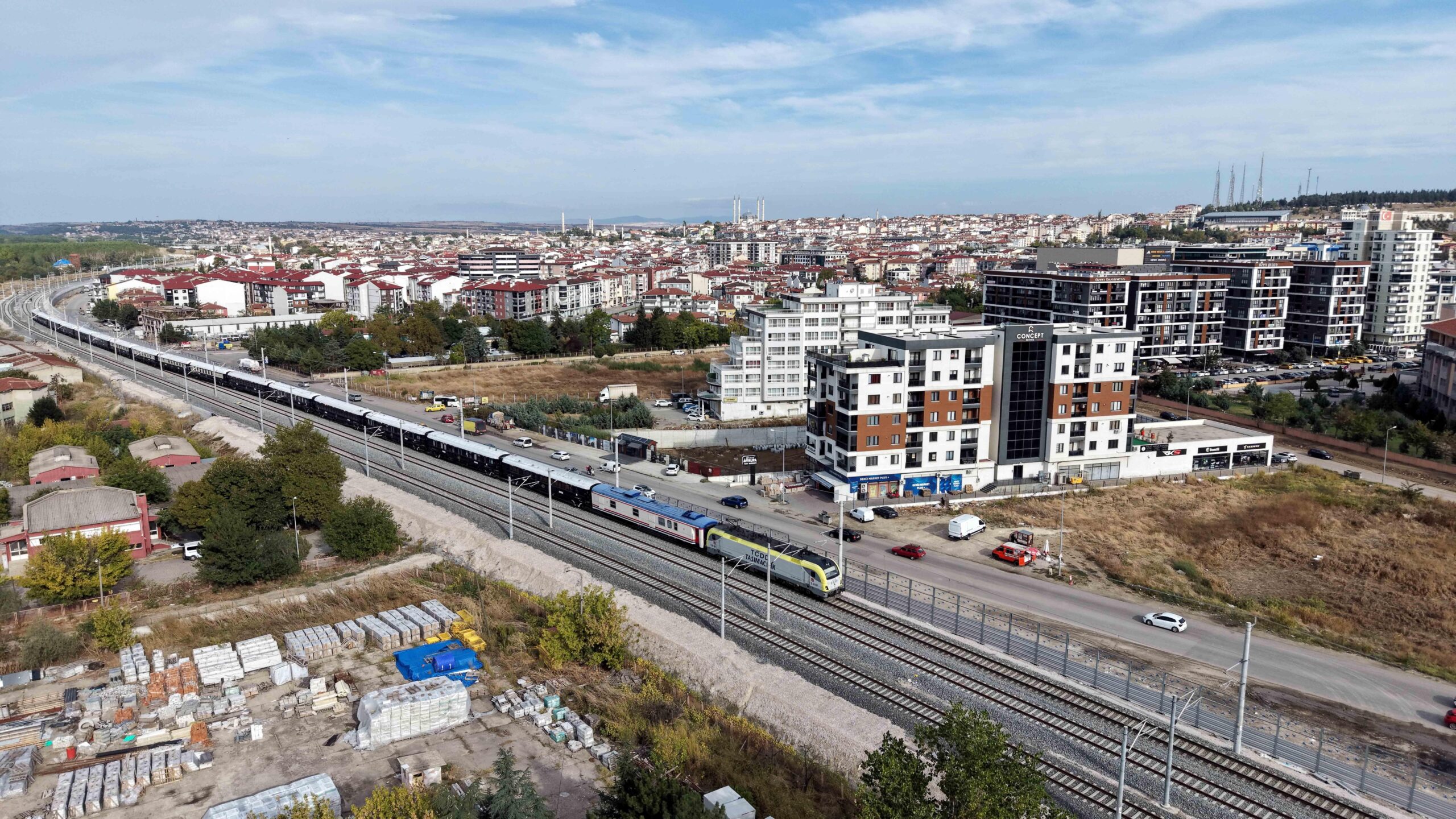 Tarihi Orient Express Edirne’ye ulaştı Tarihi Orient Express Edirne’ye ulaştı