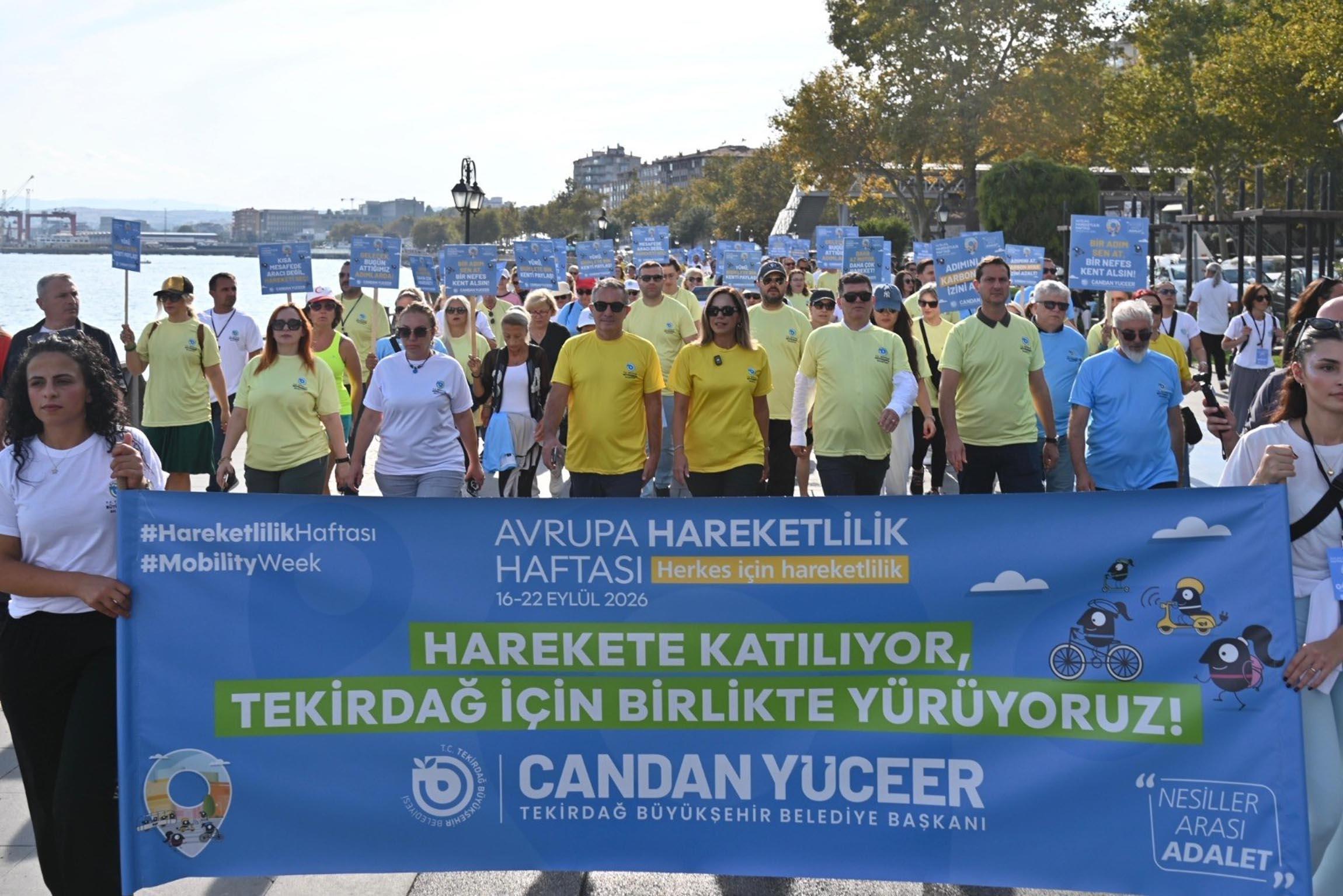 Tekirdağ Büyükşehir’den doğa dostu hareketliliğe tam destek Tekirdağ Büyükşehir’den doğa dostu hareketliliğe tam destek