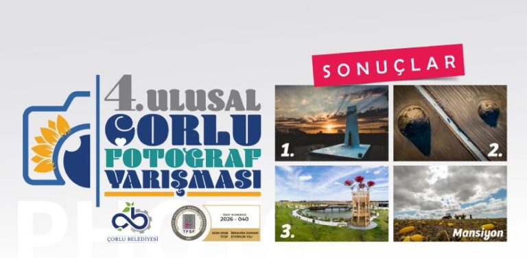 4. Ulusal Çorlu Fotoğraf Yarışması Sonuçlandı