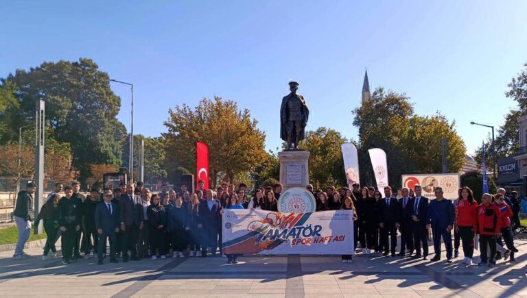 Edirne’de Amatör Spor Haftası törenle başladı