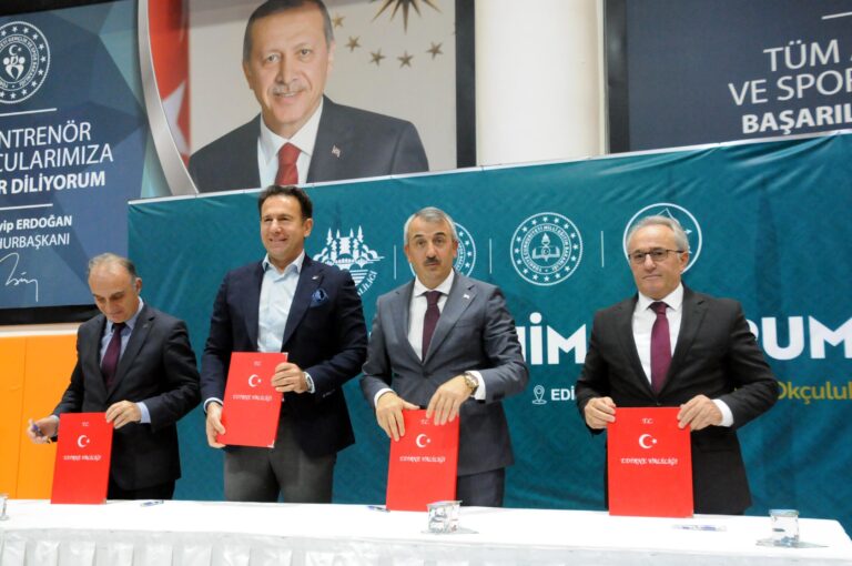Edirne’de öğrencilere okçuluk eğitimi için iş birliği protokolü