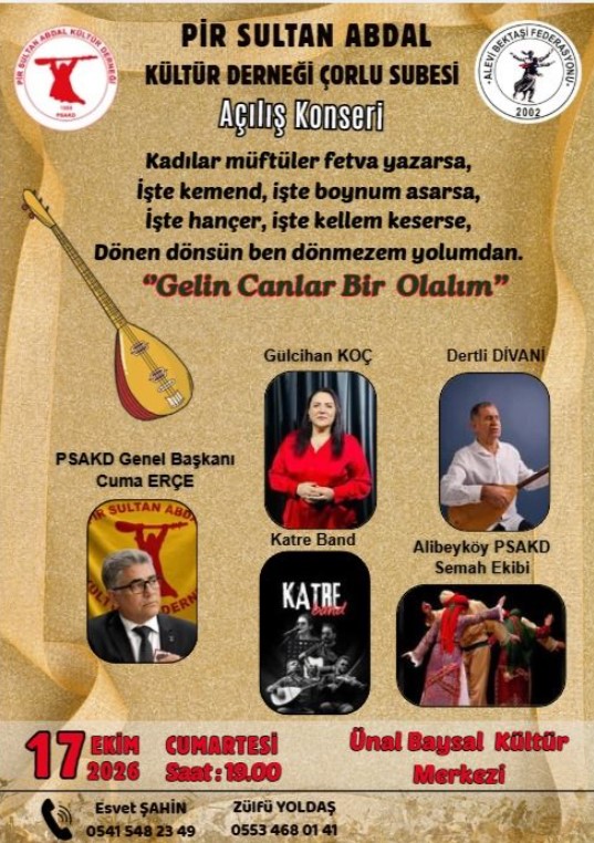 PİR SULTAN ABDAL KÜLTÜR DERNEĞİ KONSER PİR SULTAN ABDAL KÜLTÜR DERNEĞİ KONSER