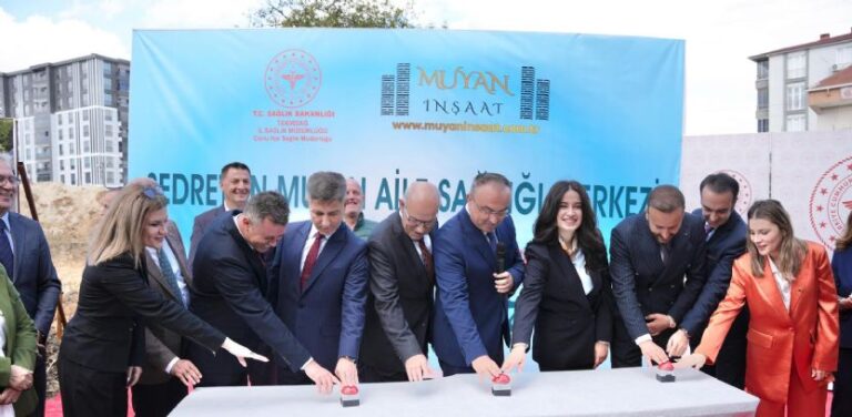 Sedrettin Muyan Aile Sağlığı Merkezi Temel Atma Töreni Düzenlendi