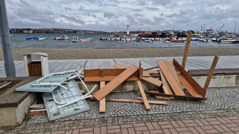 Tekirdağ’da fırtına; eğitim uçuşları iptal edildi, balıkçılar denize açılamadı (2)