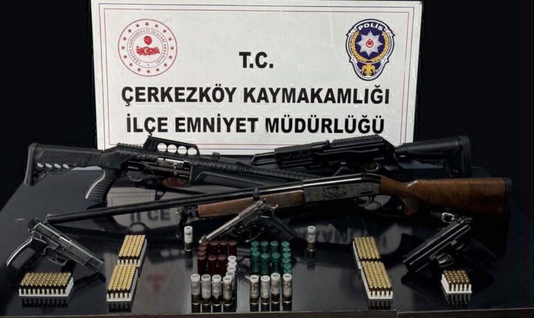 Silah Operasyonu: 10 Gözaltı